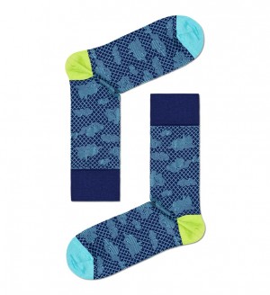 Happy Socks Dressed Sky Crew Socken Unisex Blau | Schweiz 87936MGKH