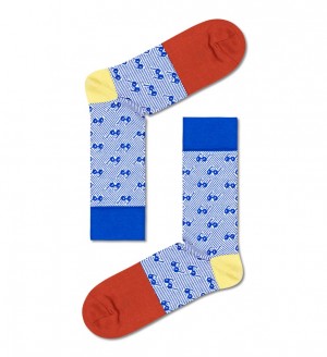 Happy Socks Dressed Sunglasses Socken Unisex Blau | Schweiz 31952KBLJ