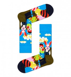 Happy Socks Easter Egg Socken Unisex Türkis | Schweiz 43968TLVR