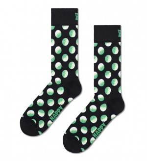 Happy Socks Faded Big Dot Socken Unisex Schwarz | Schweiz 50862KJVU