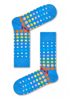 Happy Socks Faded Disco Dot Socken Unisex Hellblau | Schweiz 60178XVOM