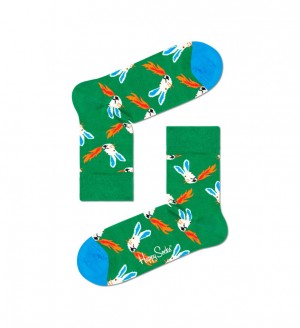 Happy Socks Fire Rabbit Half Crew Socken Unisex Mehrfarbig | Schweiz 03781WYXQ