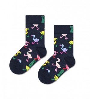 Happy Socks Flamingo Socken Kinder Navy | Schweiz 21094ZXTM