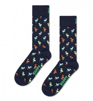 Happy Socks Flamingo Socken Unisex Navy | Schweiz 32869SMOV