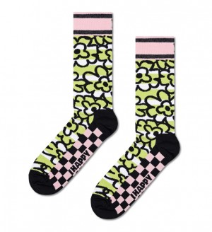 Happy Socks Flow Flower Socken Unisex Hellgelb | Schweiz 38705NESQ