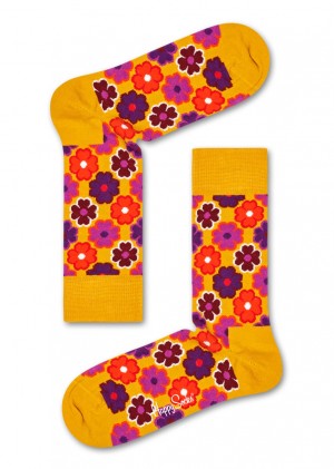 Happy Socks Flower Power Socken Unisex Gelb | Schweiz 04581YXBK