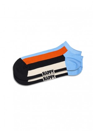 Happy Socks Gestreift Low Socken Unisex Hellblau | Schweiz 62341VIBM