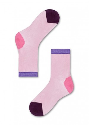 Happy Socks Grace Ankle Socken Unisex Rosa | Schweiz 48210VPKB