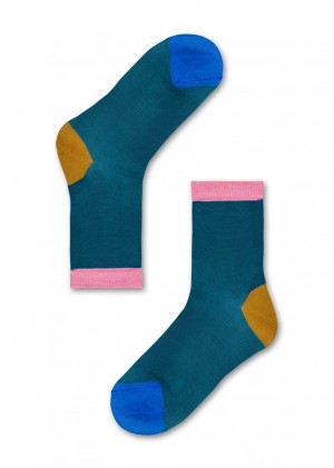 Happy Socks Grace Ankle Socken Unisex Türkis | Schweiz 12048JUIC