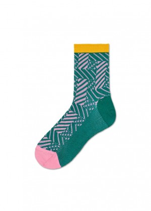 Happy Socks Greta Crew Socken Unisex Blau | Schweiz 85413LZGN