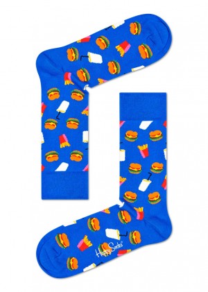 Happy Socks Hamburger Socken Unisex Blau | Schweiz 31758XQMO