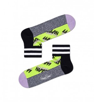 Happy Socks Happy Logo 1/4 Crew Socken Unisex Mehrfarbig | Schweiz 24713QMYT