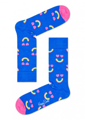 Happy Socks Happy Rainbow Socken Unisex Blau | Schweiz 54160FXKA