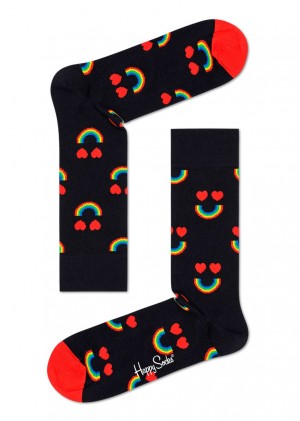 Happy Socks Happy Rainbow Socken Unisex Schwarz | Schweiz 54069SZDK