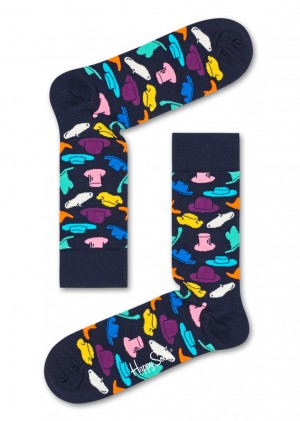 Happy Socks Hats Socken Unisex Navy | Schweiz 54106GHUF