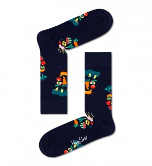 Happy Socks Healthy Glow Socken Unisex Navy | Schweiz 31528DNKS