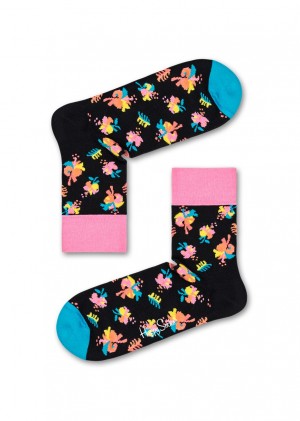 Happy Socks Hibiscus 1/2 Crew Socken Unisex Mehrfarbig | Schweiz 74186WTUC