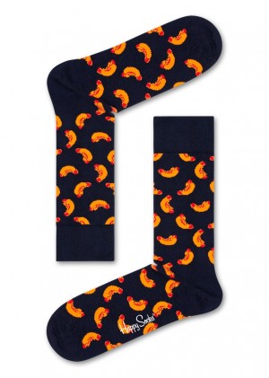 Happy Socks Hot Dog Socken Unisex Navy | Schweiz 47983YMWR