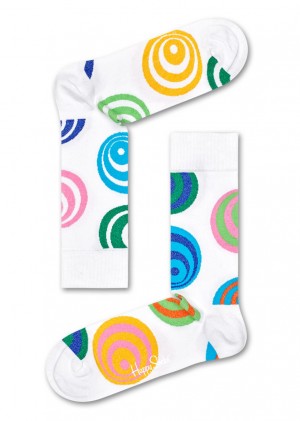 Happy Socks Hypnosis Socken Unisex Weiß | Schweiz 09851WEJN