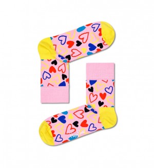 Happy Socks I Heart U Half Crew Socken Unisex Mehrfarbig | Schweiz 49861XTAC