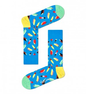 Happy Socks Ice Cream Socken Unisex Blau | Schweiz 32457RFTX