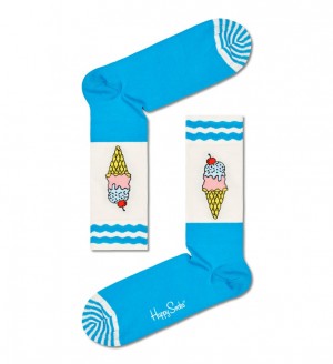 Happy Socks Ice Cream Socken Unisex Türkis | Schweiz 12378DSYB