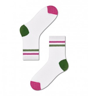 Happy Socks Ines Ankle Socken Unisex Weiß | Schweiz 52948ZGPV