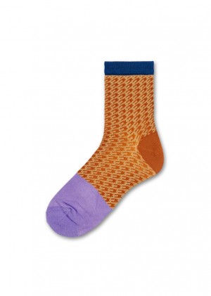 Happy Socks Jill Ankle Socken Unisex Orange | Schweiz 46590DTCK