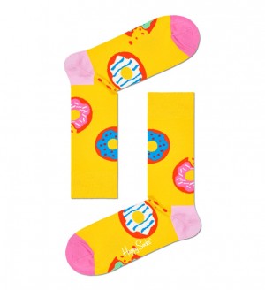 Happy Socks Jumbo Donut Socken Unisex Gelb | Schweiz 51983FYLV