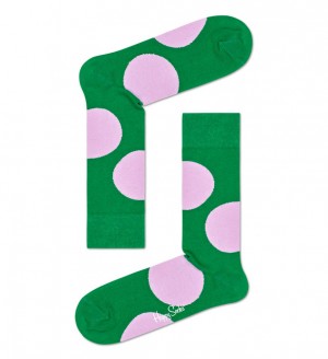 Happy Socks Jumbo Dot Socken Unisex Grün | Schweiz 14307JIUZ