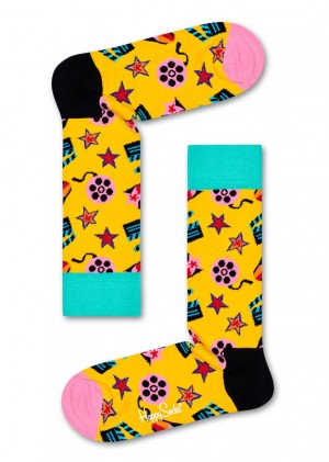 Happy Socks LA Movie Socken Unisex Gelb | Schweiz 60937UKRY