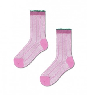 Happy Socks Lily Ankle Socken Unisex Rosa | Schweiz 75460TVLJ