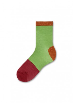 Happy Socks Liza Ankle Socken Unisex Grün | Schweiz 31546LFYC