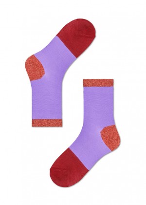 Happy Socks Liza Ankle Socken Unisex Lila | Schweiz 79352FZXQ