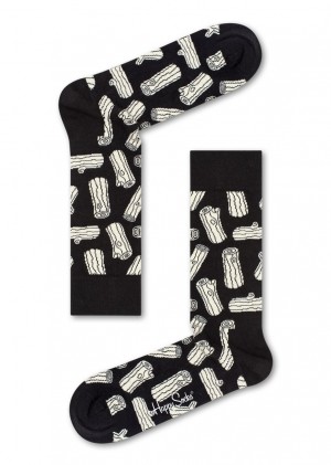 Happy Socks Logs Socken Unisex Schwarz | Schweiz 56087YBVX