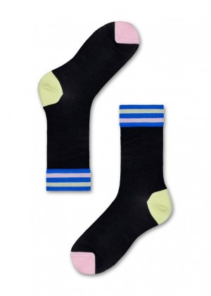 Happy Socks Lona Crew Socken Unisex Schwarz | Schweiz 96837SXDY