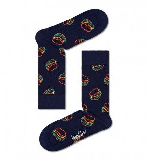 Happy Socks Lunch Time Socken Unisex Navy | Schweiz 60348KYCO