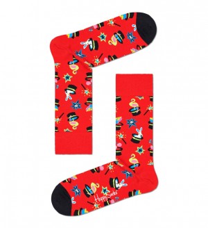 Happy Socks Magic Socken Unisex Rot | Schweiz 13948AFWL