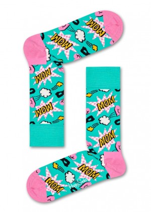 Happy Socks Mom Socken Unisex Grün | Schweiz 89720AFZH