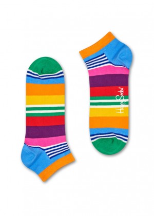 Happy Socks Multi Stripe Low Socken Unisex Blau | Schweiz 17620HVXQ