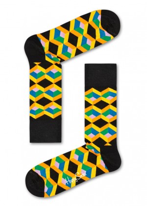 Happy Socks Optic Squre Socken Unisex Schwarz | Schweiz 46908CBNU