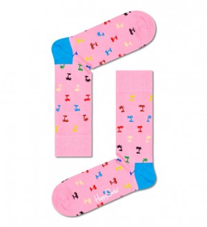 Happy Socks Palm Socken Unisex Hellrosa | Schweiz 26805BGUI