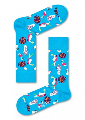 Happy Socks Park Socken Unisex Türkis | Schweiz 14296MDZE