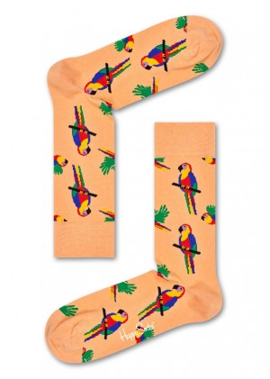 Happy Socks Parrot Socken Unisex Hellorange | Schweiz 87492IPBN