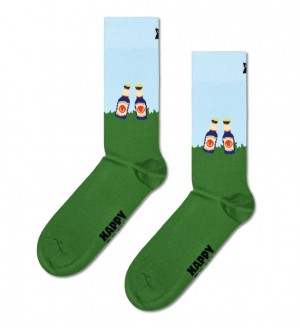 Happy Socks Picnic Time Socken Unisex Grün | Schweiz 38954LVYI