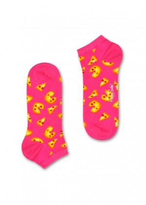 Happy Socks Pizza Low Socken Unisex Rosa | Schweiz 68453QSDF