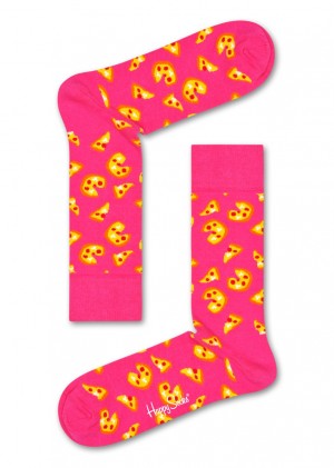 Happy Socks Pizza Socken Unisex Rot | Schweiz 91825AXQH