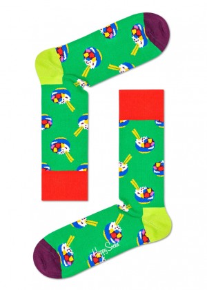 Happy Socks Poké Bowl Socken Unisex Grün | Schweiz 80249OWAE