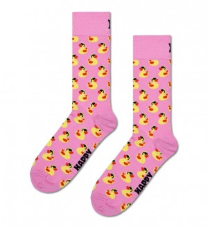 Happy Socks Rubber Duck Socken Unisex Rosa | Schweiz 21850ZBDK