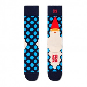 Happy Socks Santa's Beard Socken Unisex Blau | Schweiz 52093CWOT